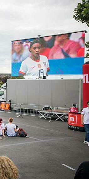 Euro 2024 final stages on giant screen