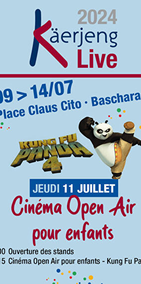 Käerjeng Live Open Air Kino: Kung Fu Panda 4