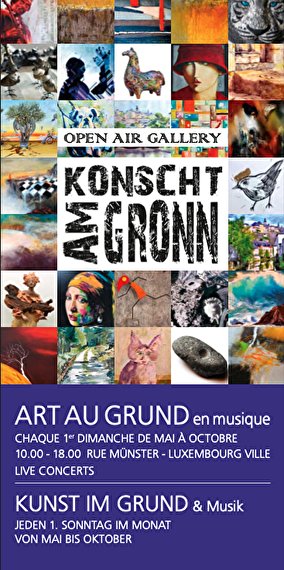 Konscht am Gronn - La galerie d'art en plein air !