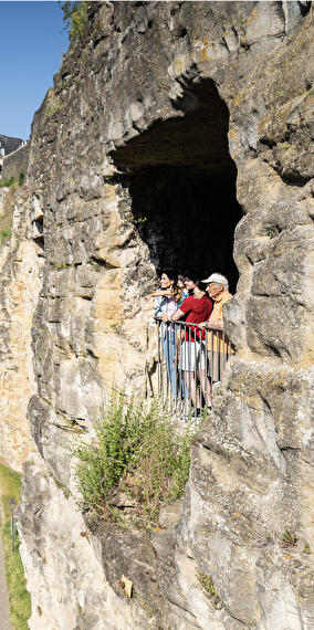 Guided tour of the Bock Casemates in english