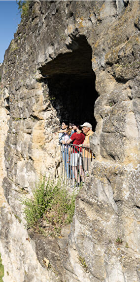 Guided tour of the Bock Casemates in german