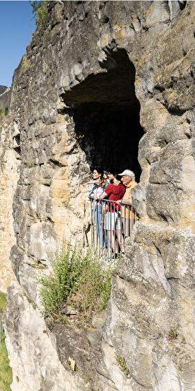 Guided tour of the Bock Casemates in french