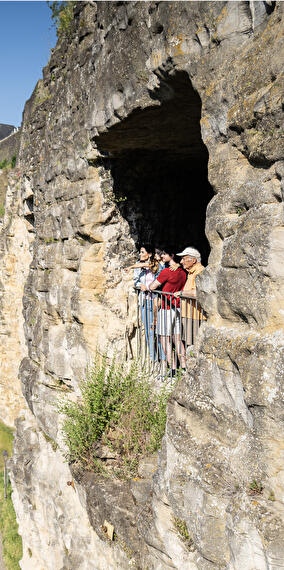 Guided tour of the Bock Casemates in french