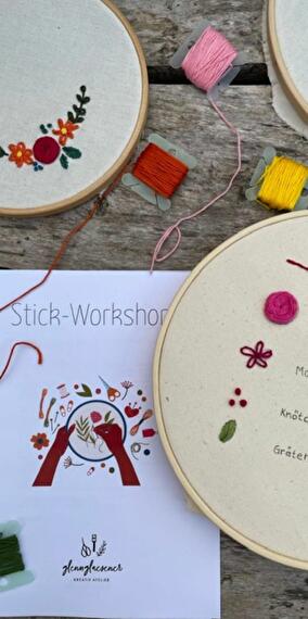 Floral embroidery workshop