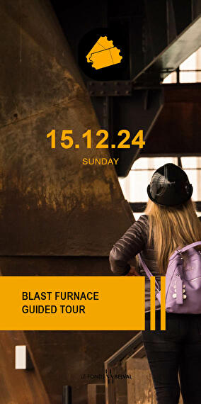 Combined guided tours of the blast furnace and the City of Science