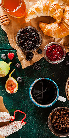 Petit déjeuner de la bibliothèque