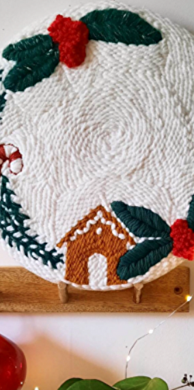 Villa Noël: Creative workshops with Les Lovers DIY - Christmas punchneedle