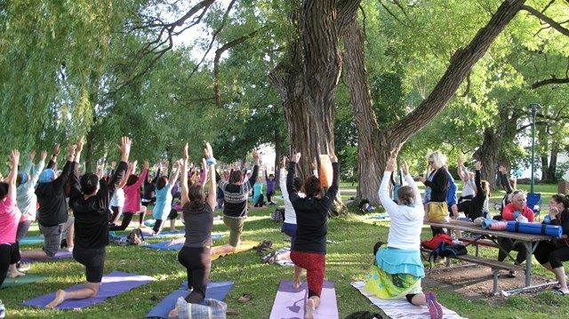 Inside flow in the park