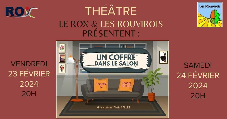 Théâtre Les Rouvirois : Un coffre dans le salon