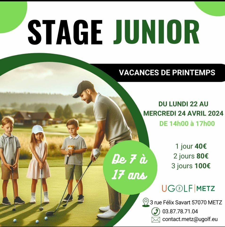 Stage junior vacances de printemps