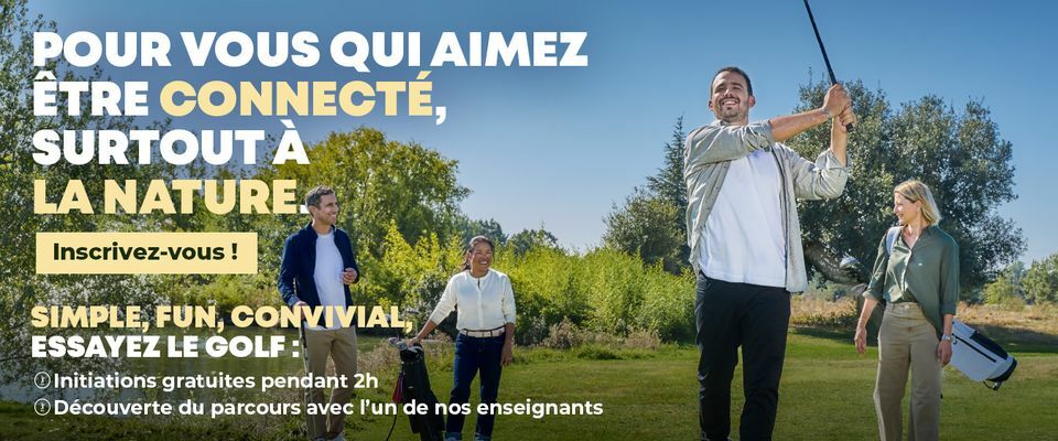 Initiation gratuite au golf