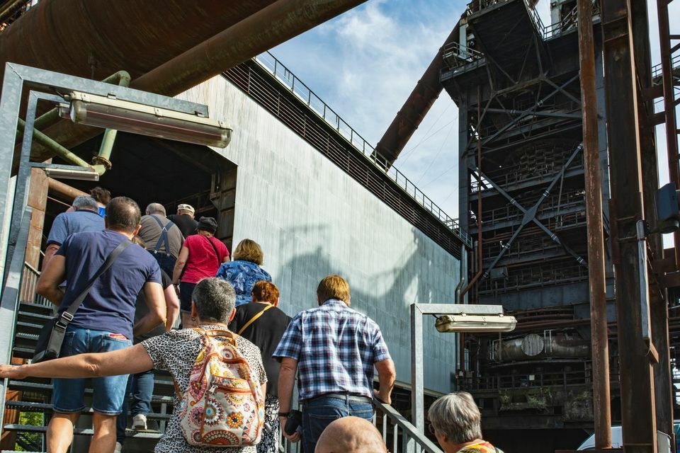 Visite guidée du haut-fourneau u4