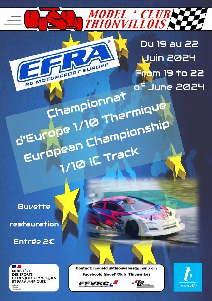 Championnat d'Europe 1/10 piste Thermique