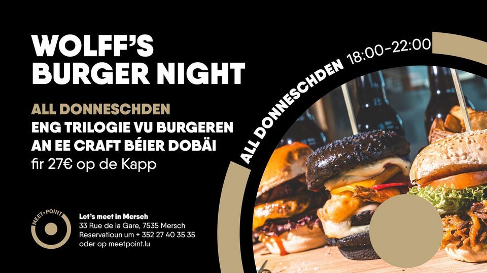 Wolff's Burger Night