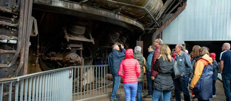 Guided tours of the blast furnace