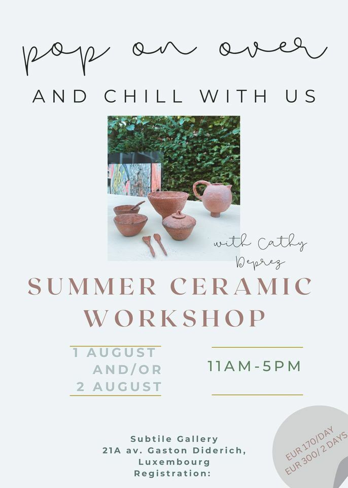 Summer Ceramics Workshop
