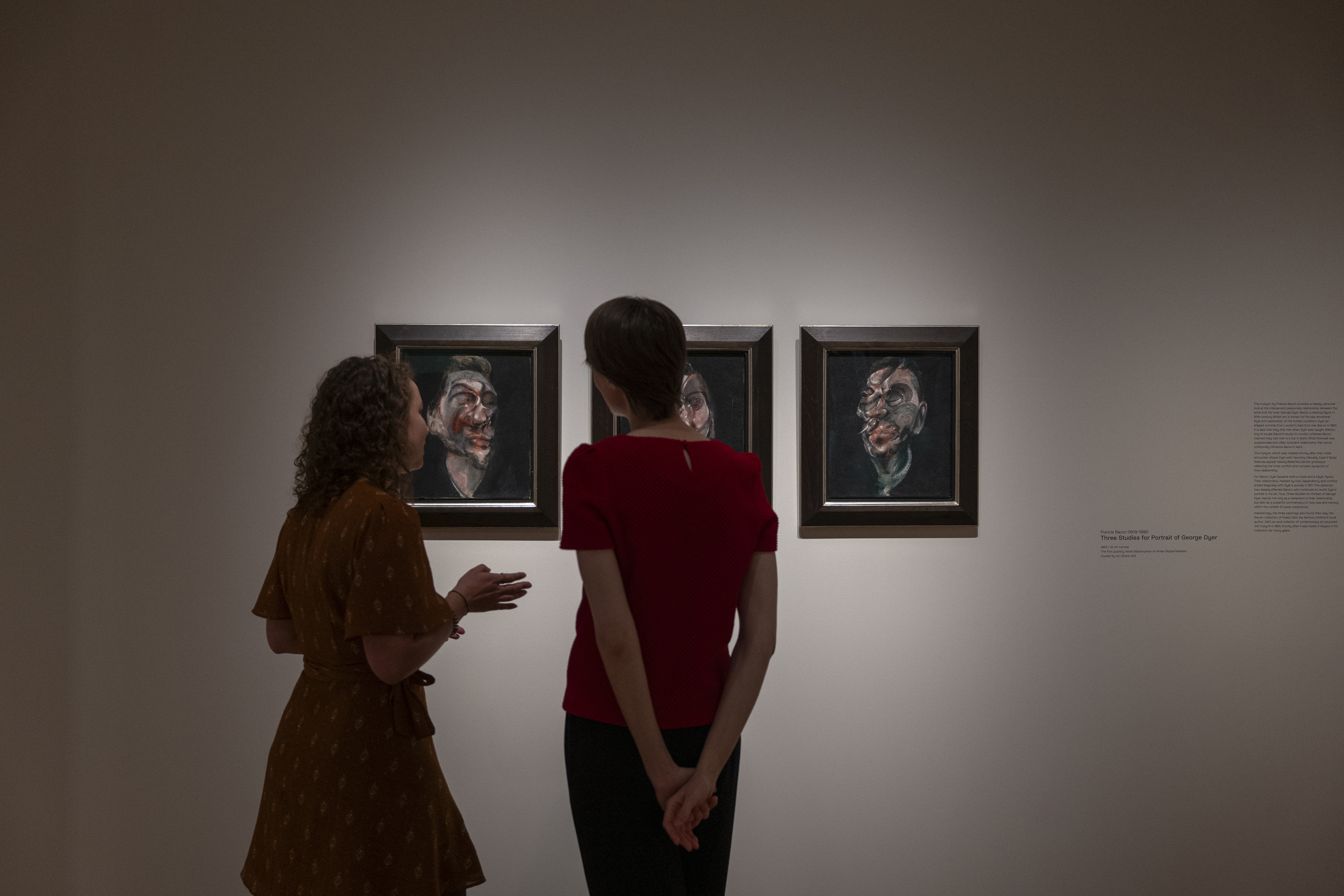 Francis Bacon, Three Studies for Portrait of George Dyer, 1963