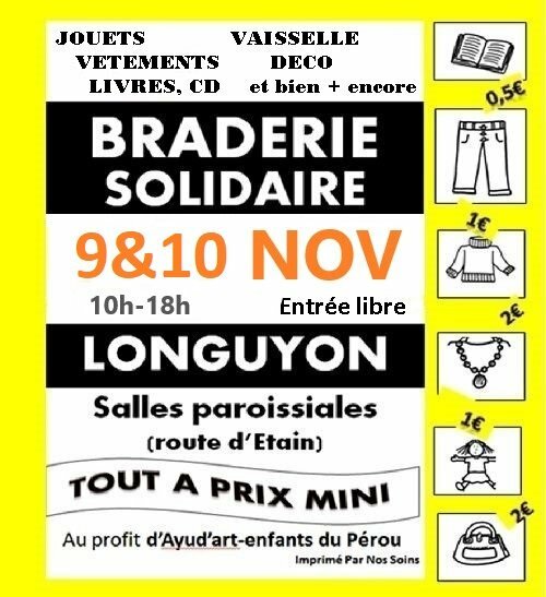 Braderie solidaire Longuyon