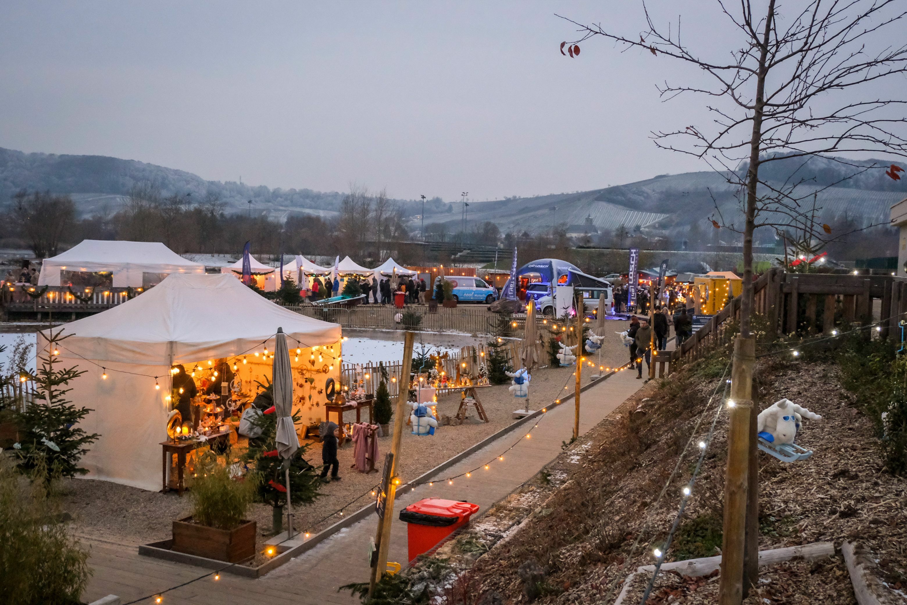 Marché d'hiver au Baggerweier