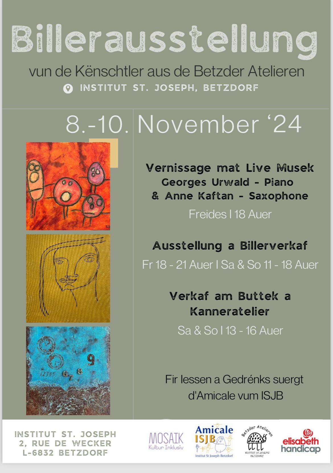 Art by the Artists from the Institut St. Joseph Betzdorf