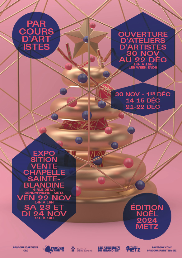 Exposition vente Parcours d'artistes de Noël