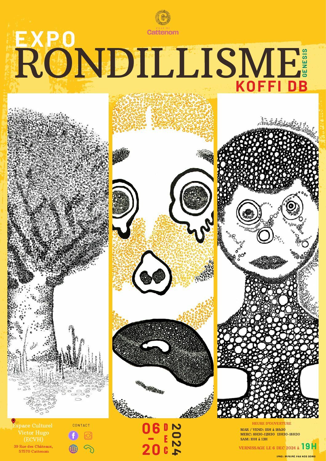 Vernissage Exposition - Le Rondillisme par Koffi DB