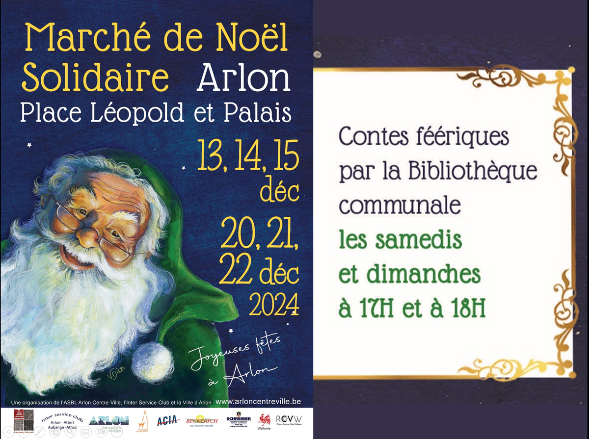 Delphine Tells Stories at the Arlon Christmas Market