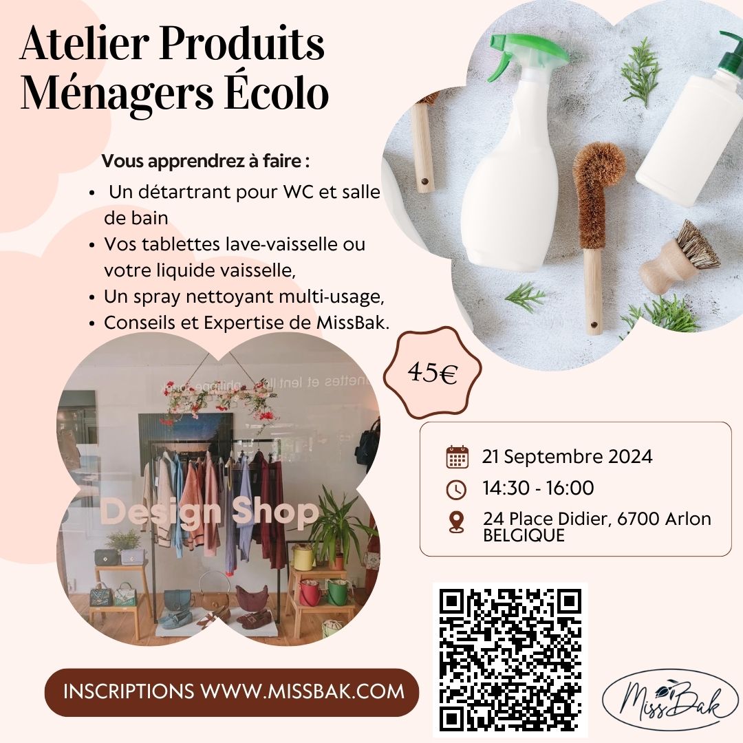 Atelier Produits Ménagers Ecologiques