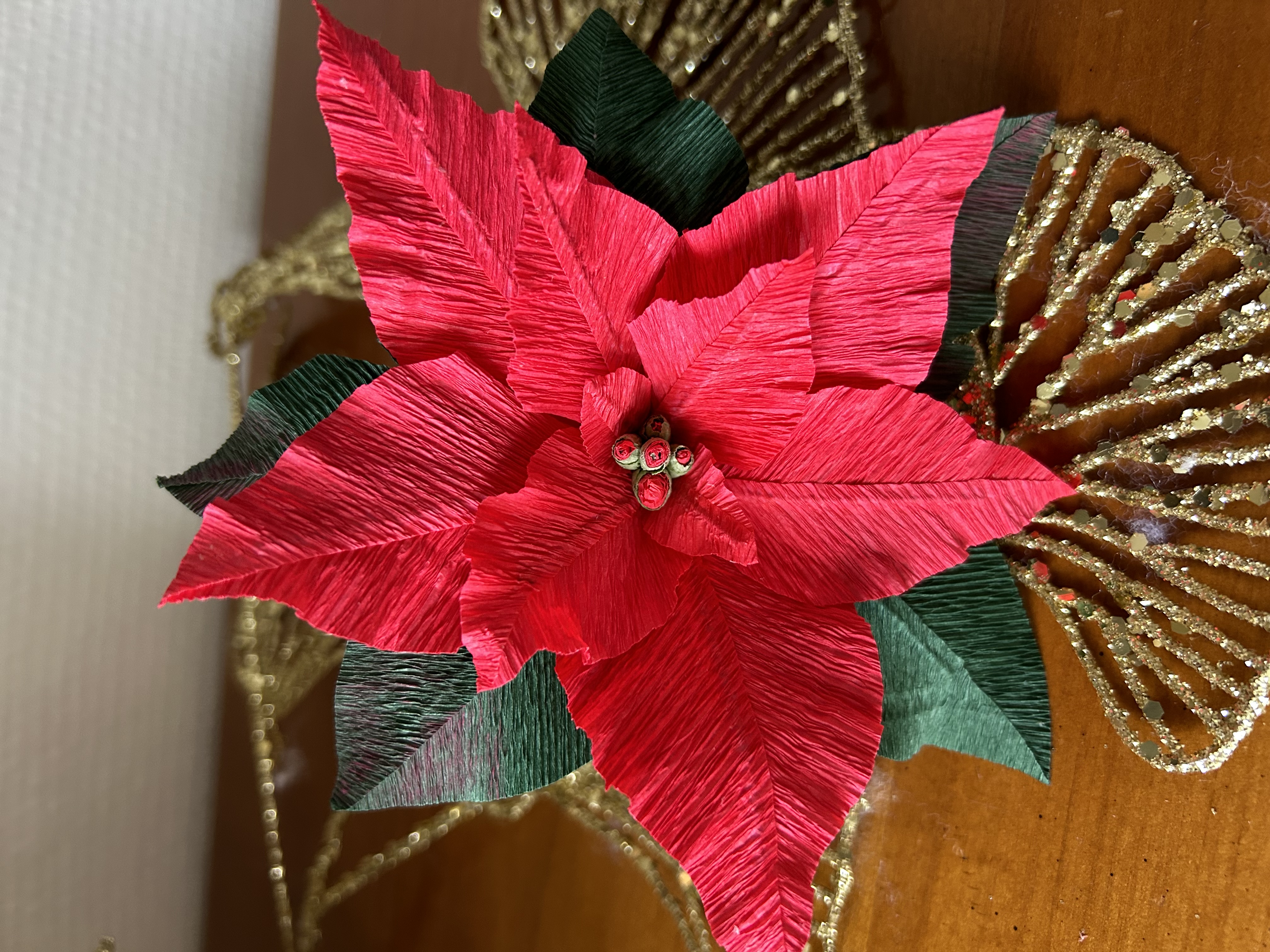 Atelier Floral Paper Flowers Poinsettia