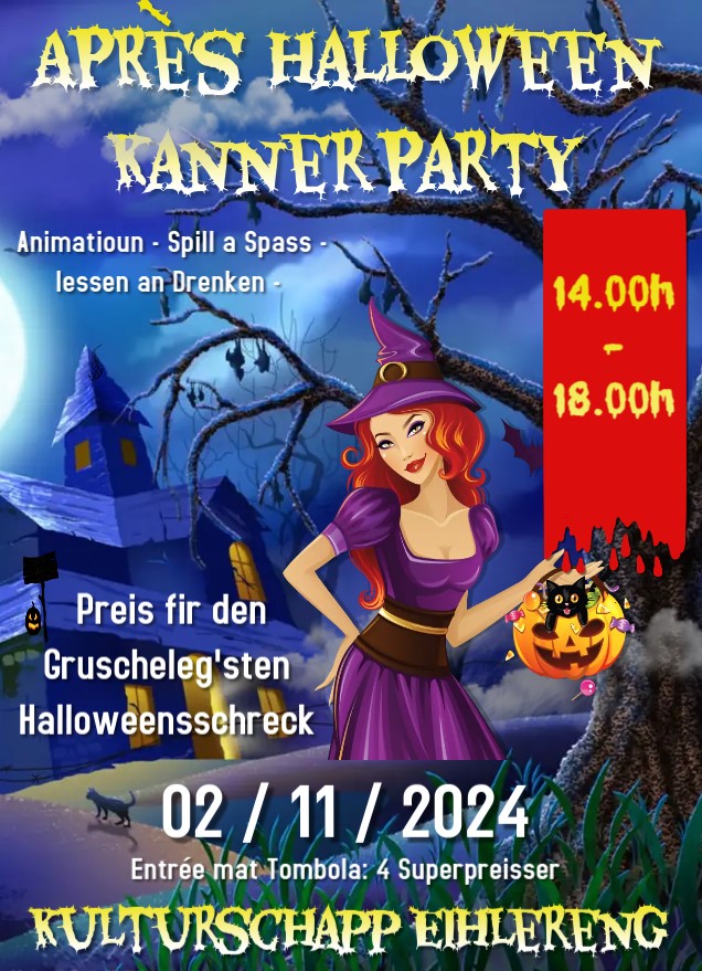 Après Halloween Kannerparty