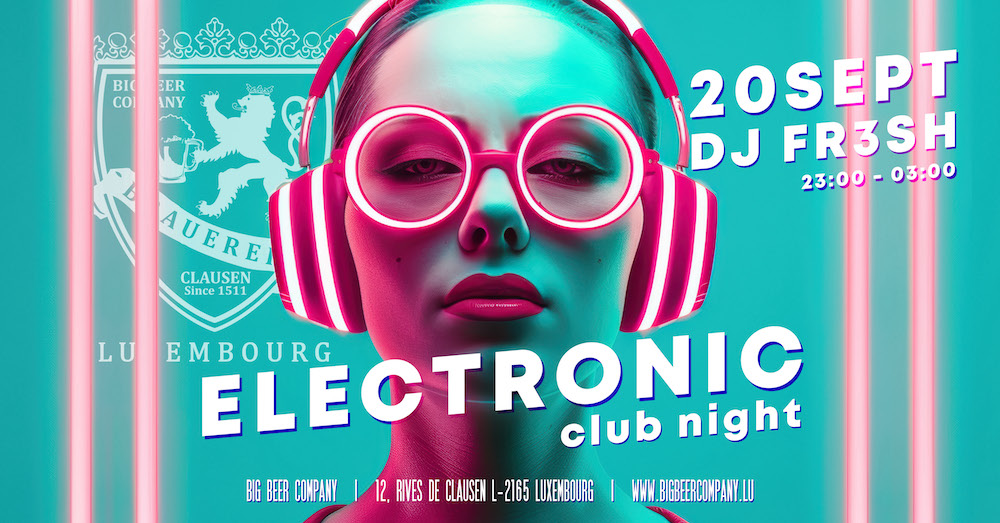 Electro club night