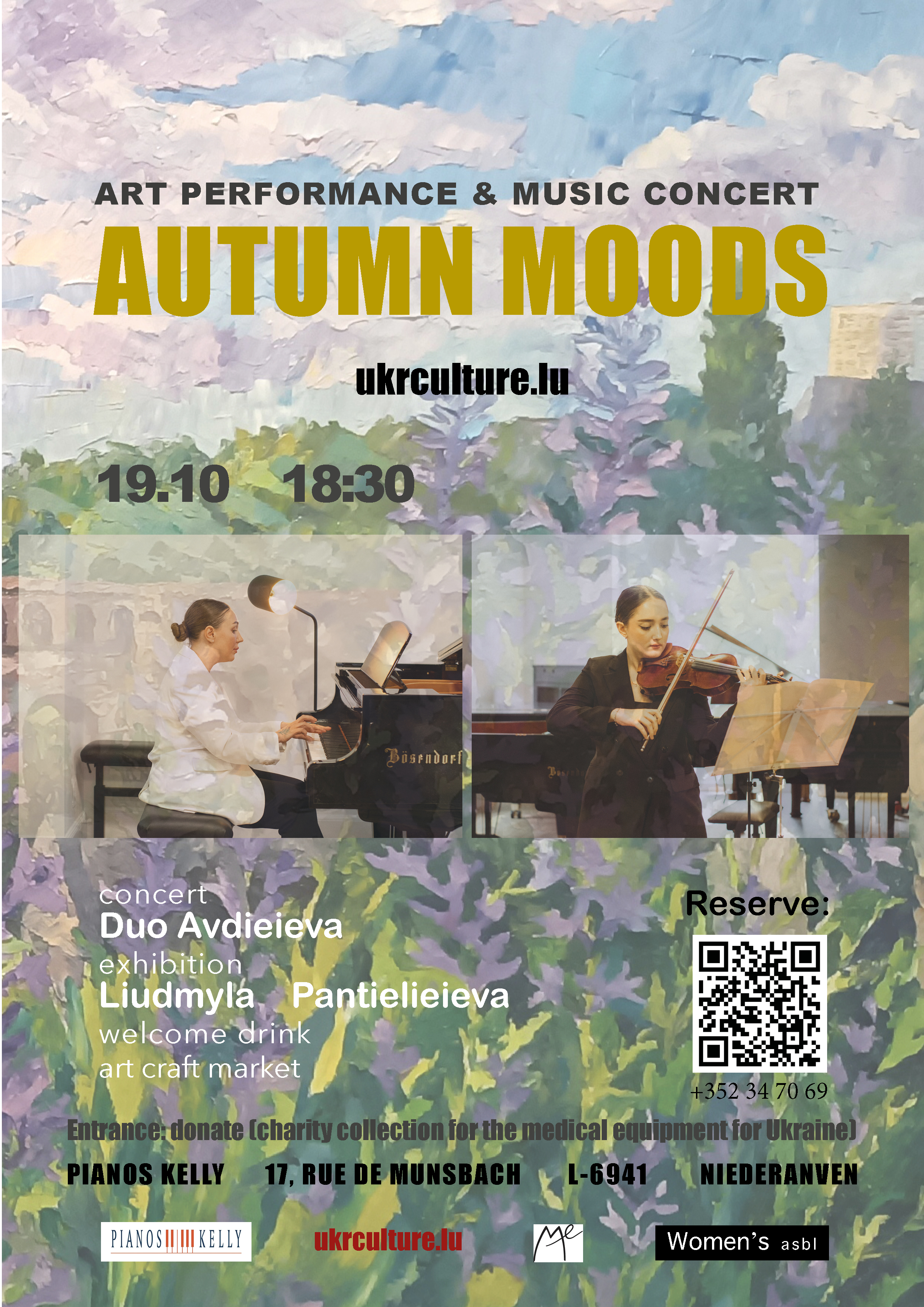 Autumn moods: art & music event