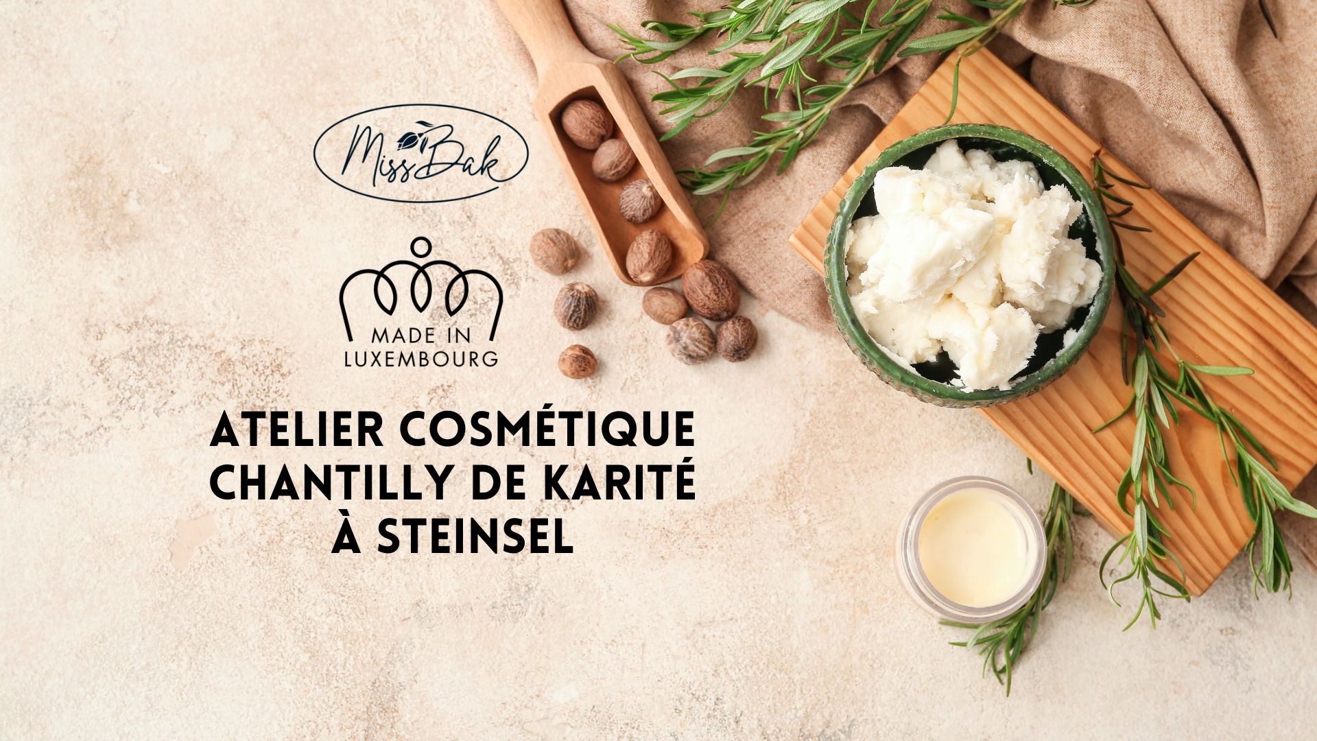 Workshop - Making Shea Butter Chantilly for body and hair