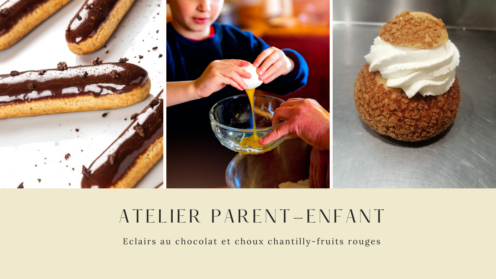 Parent-Child Workshop: Choux Pastry