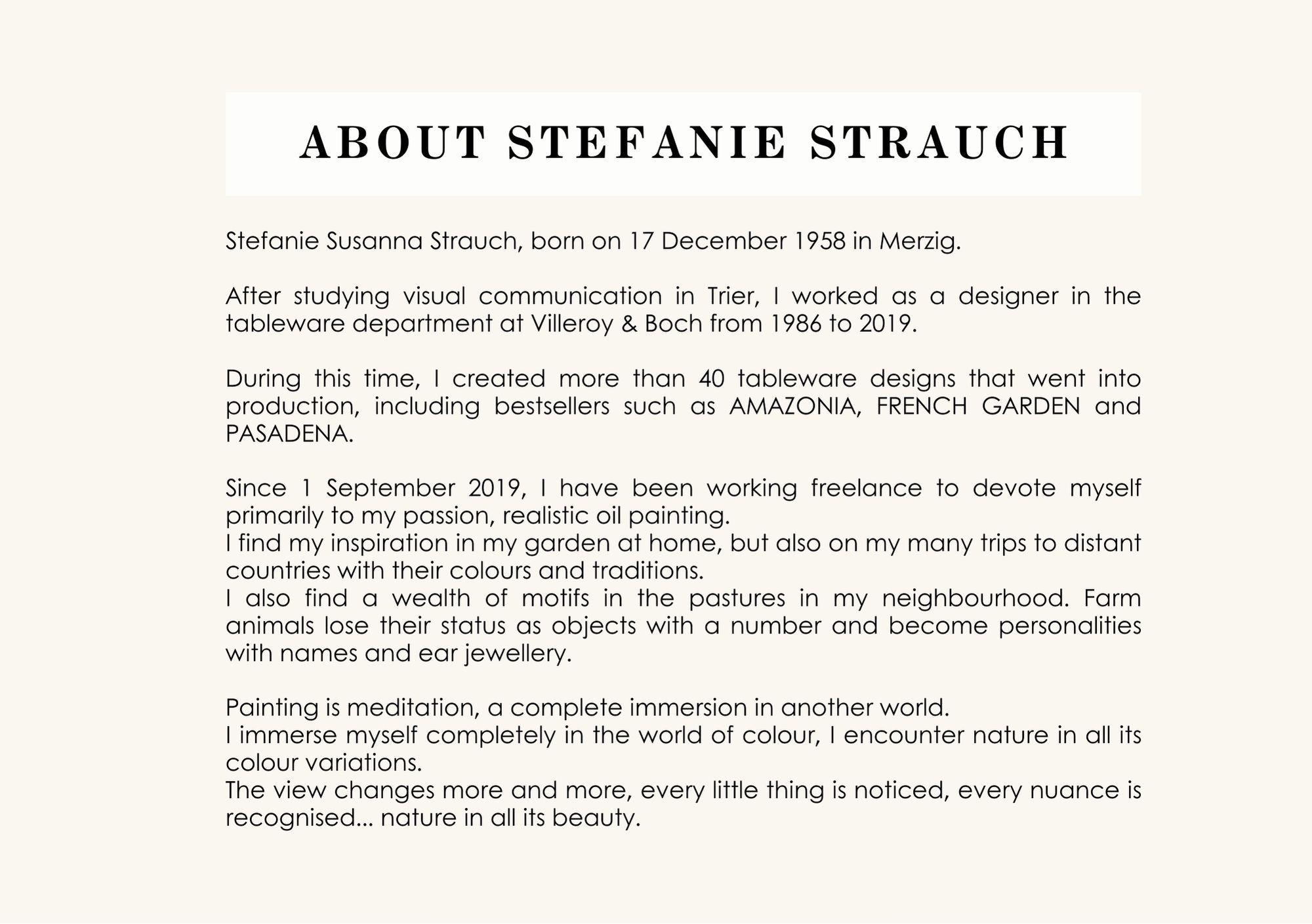 Exhibition of Stefanie Strauch