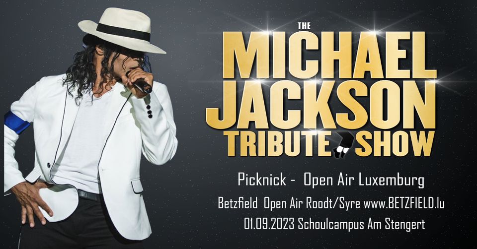 Outdoor picnic concert tribute to Michael Jackson