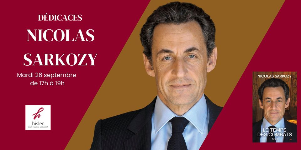 Dédicace de Nicolas sarkozy