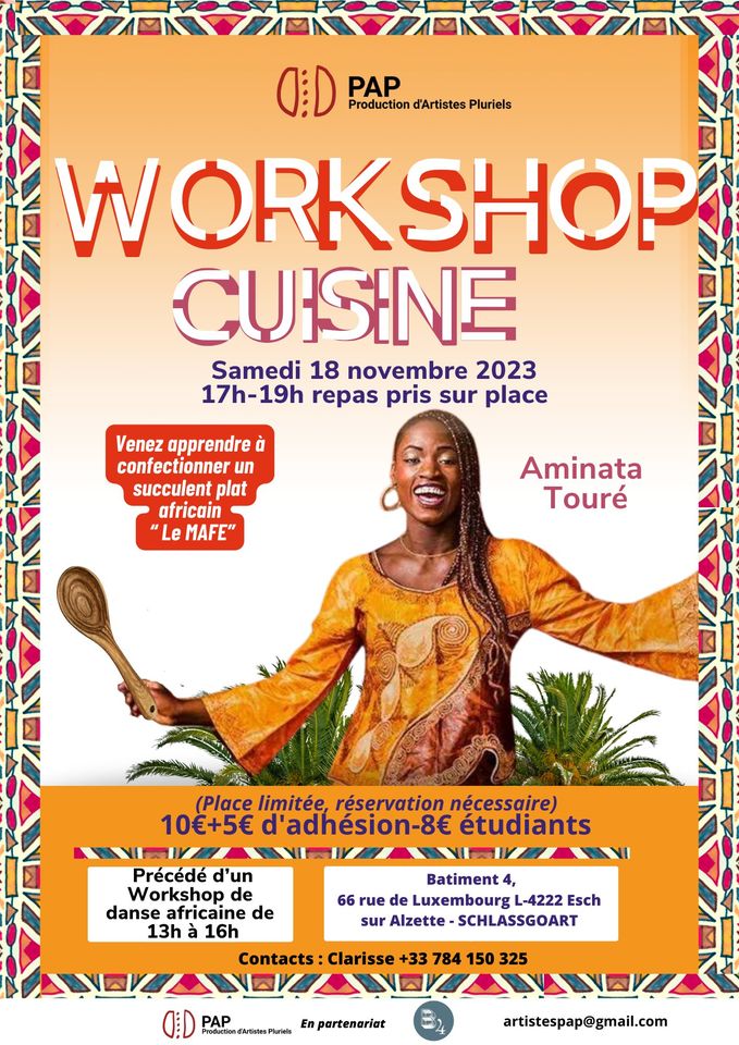 African cooking workshop with Aminata Toure