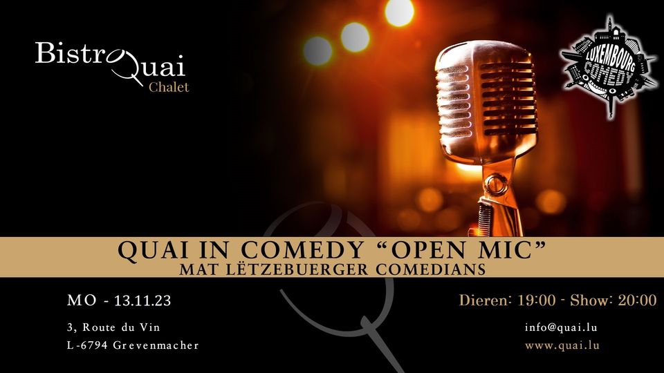 Quai in Comedy (Open Mic)