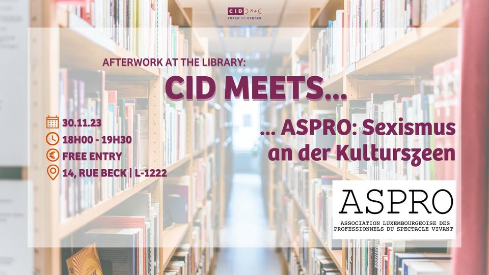 CID meets... ASPRO (Luxembourg Association of Live Performance Professionals)