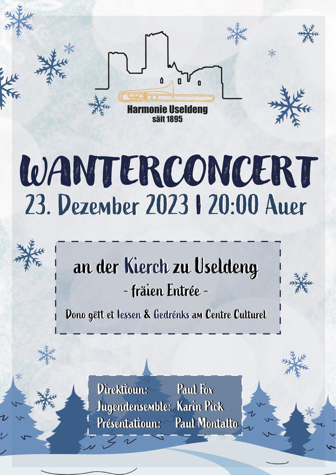 Winter concert 2023 Harmonie Useldeng