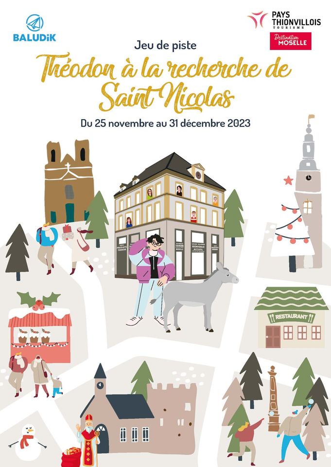 Jeu de piste - théodon à la recherche de Saint-nicolas