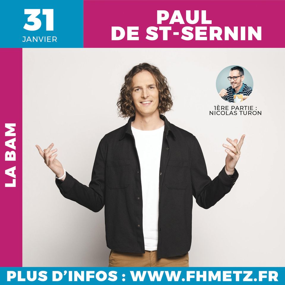 Paul de Saint-Sernin at the Metz Humor Festival 2024