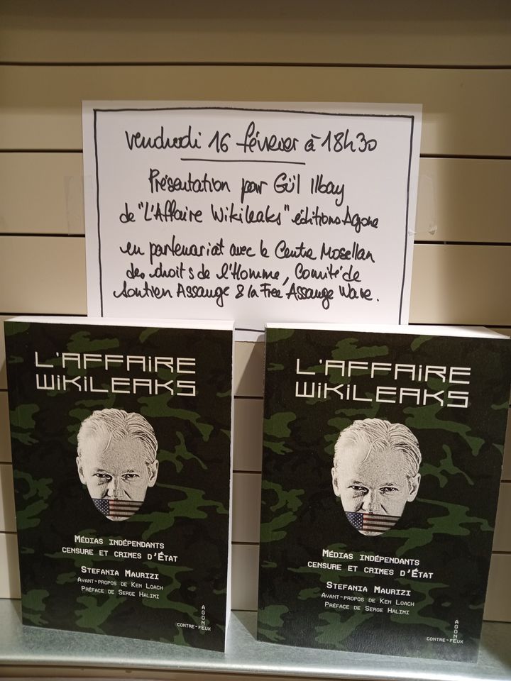 Rencontre autour de l'ouvrage l'affaire Wikileaks de Stefania Maurizi