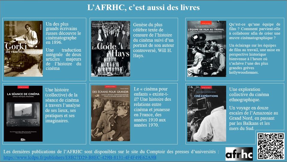 Nouveau rendez-vous ! le Ciné-Book Club de l'AFRHC ! |