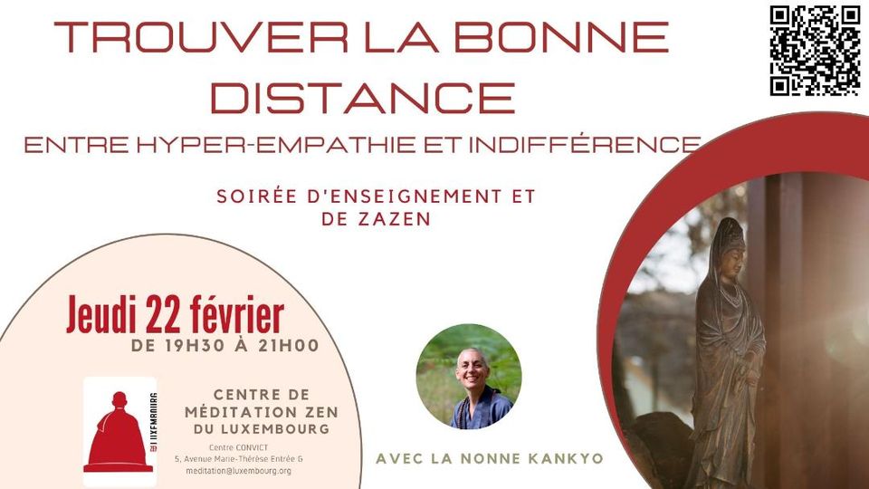 Trouver la bonne distance: entre hyper-empathie et indifférence. |