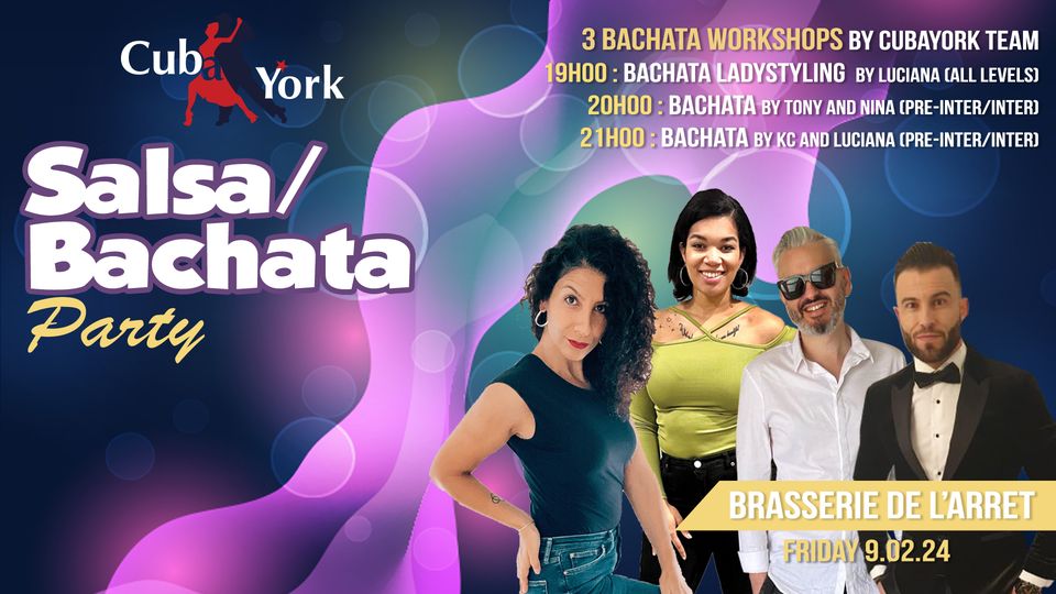 Friday Bachata-Salsa Party with TonyDJ