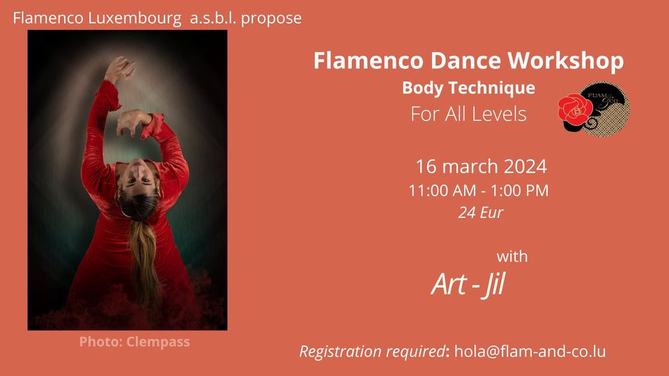 Atelier danse Flamenco - Technique du corps Tous niveaux
