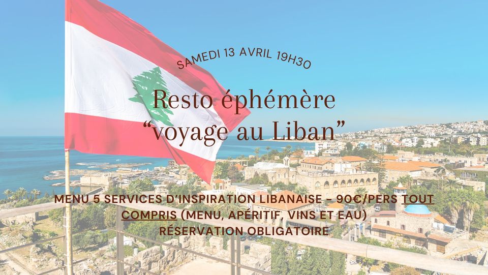 Resto éphémère - Voyage au Liban