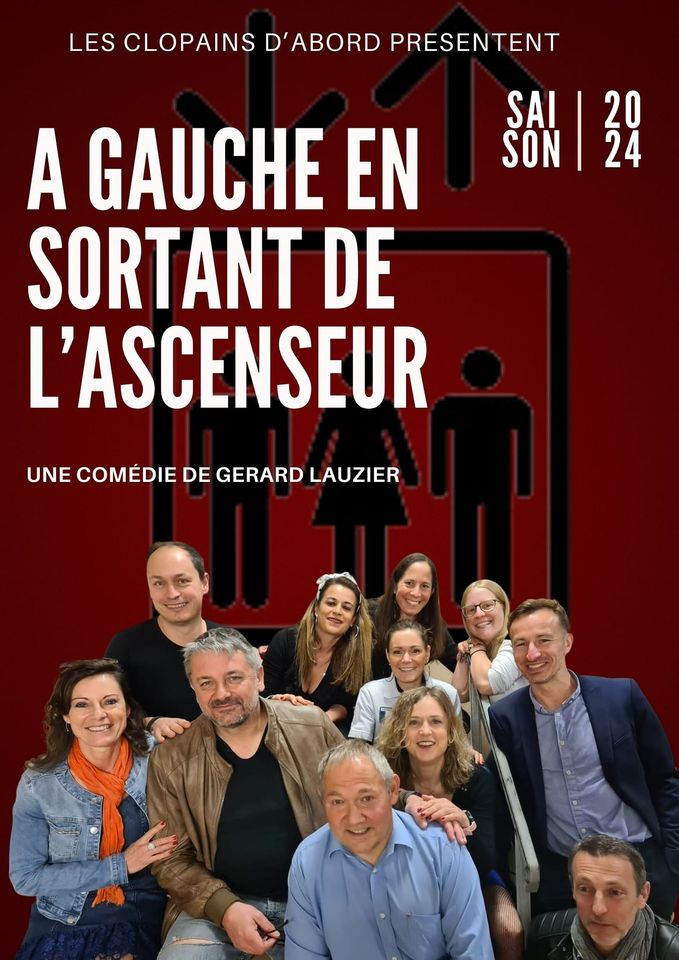 A gauche en sortant de l'ascenseur - Théâtre